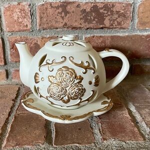 Partylite Tea Time Teapot Tealight Holder